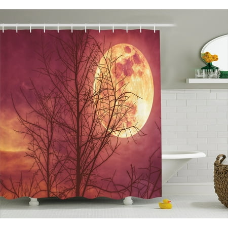 extra brown and red shower curtain amazon dark red shower curtain night sky super moon behind silhouette of dead tree serenity nature extra brown and red shower curtain amazon dark red shower curtain night sky super moon behind silhouette of dead tree serenity nature